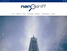 Tablet Screenshot of nanosniff.com